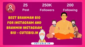 650+ Best Brahman Bio For Instagram and Brahmin Instagram Bio – cutebio.in