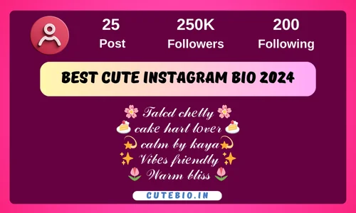 Cute Instagram Bio