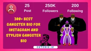 Best Gangster Bio for Instagram and Stylish Gangster Bio