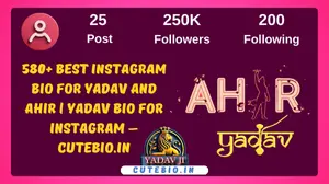 Best Instagram Bio for Yadav and Ahir | Yadav bio for Instagram