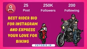 Best Rider Bio For Instagram and Express Your Love For Biking