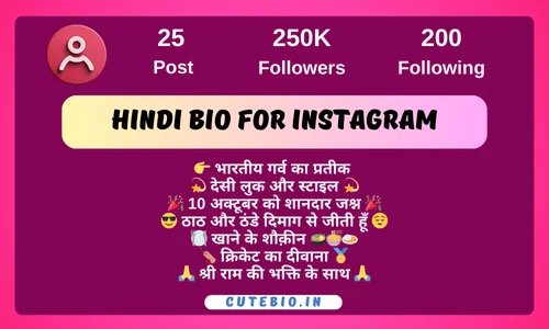 Hindi Bio For Instagram