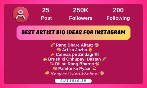 Best Artist Bio Ideas for Instagram