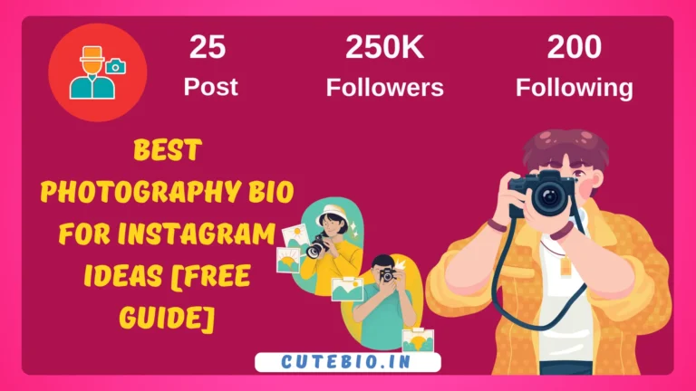 Best Photography bio for Instagram Ideas [Free Guide]