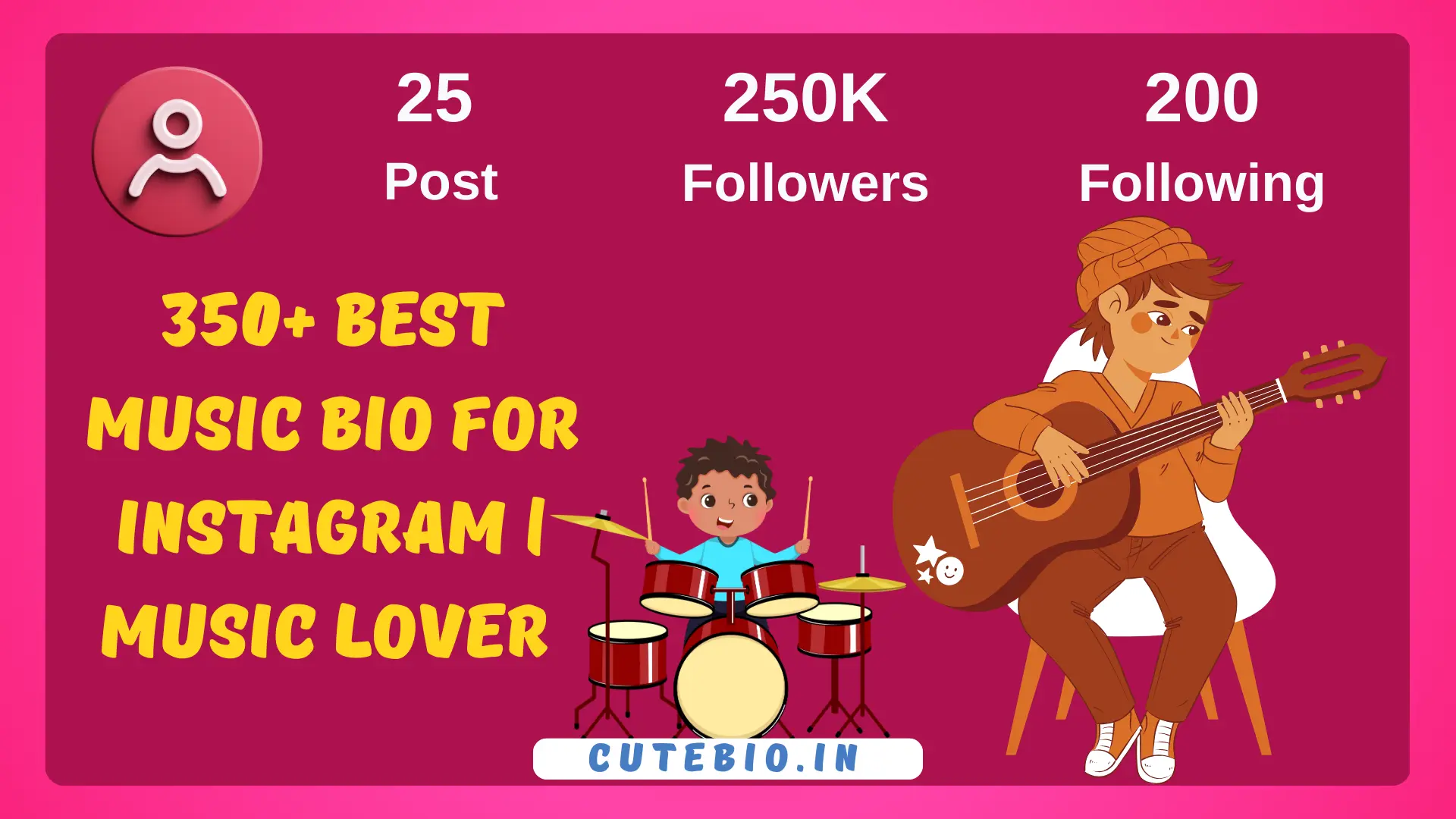 Best music bio for instagram | Music Lover