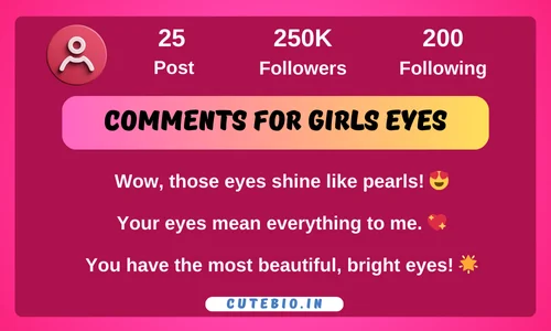 Comments For Girls Eyes