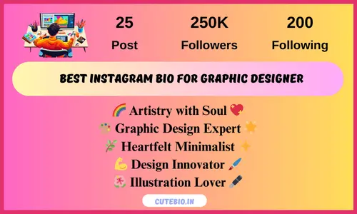  Best Instagram Bio For Graphic Designer