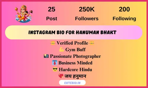 Instagram Bio For Hanuman Bhakt